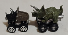 Dinosaur Toy Pull Back Vehicles Lot of 2 Used