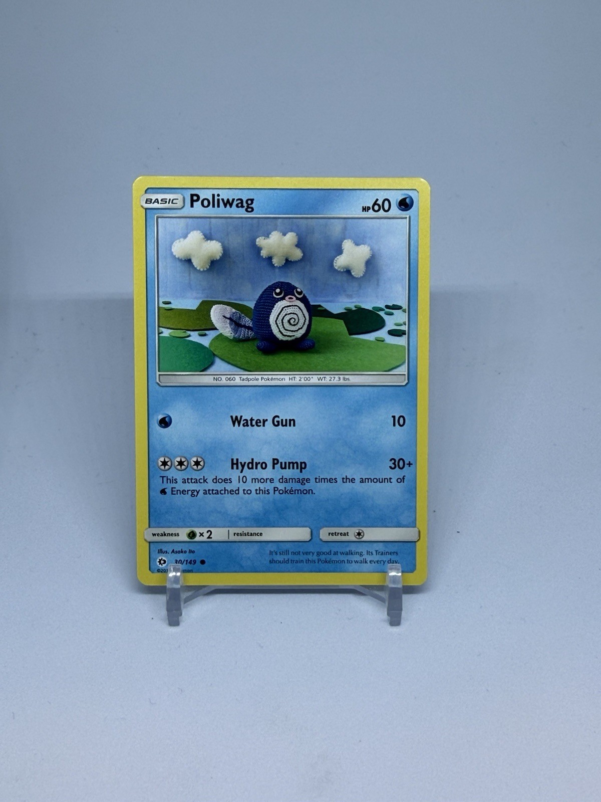 2017 Pokemon TCG - Sun & Moon Base Set - Poliwag 30/149 Regular Common