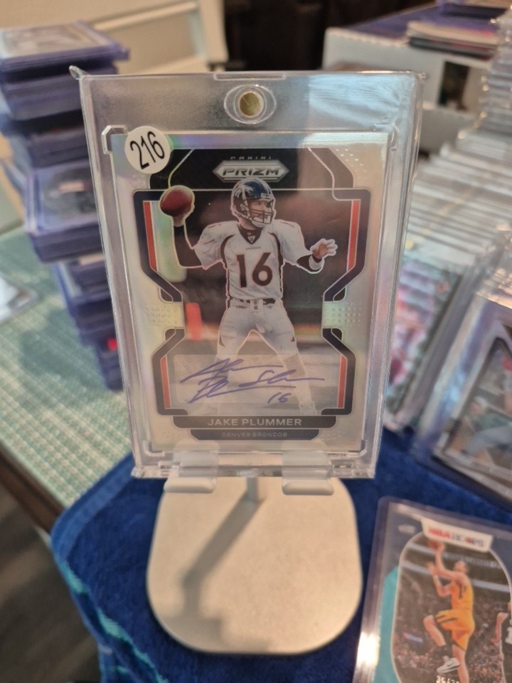 2021 Panini Prism Silver Auto Jake Plummer 