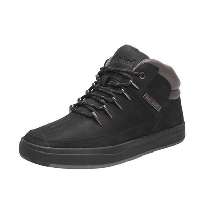 Timberland Davis Square Mid Hiker - schwarze Lederstiefel - Größe 41 [7,5 U