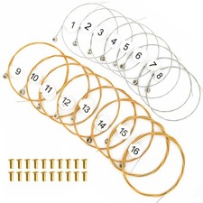 INKNOTE Lyre Harp A Sets of 16 One Size, 16 Strings with Rivets