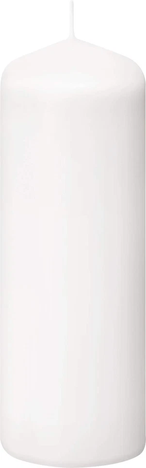 Velas de pilar blancas - Juego de 20 velas sin perfume 2x6 - sin goteo, sin humo,... Foto 4 de 4