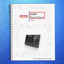 SIMRAD A2004 OPERATOR MANUAL - STEEL WIRE-LOCK BIND - PROTECTIVE COVERS