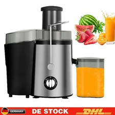 800W Entsafter Saftpresse elektrische Obstpresse Gemüse Fruchtpresse Edelstahl