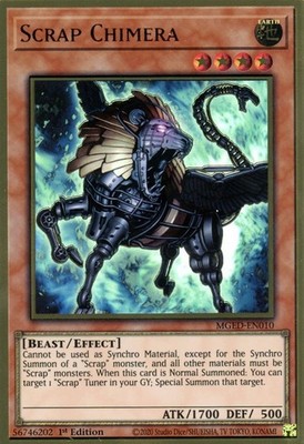 Scrap Chimera-Premium Gold Rare - 1st Edition - MGED-EN010 - Maximum Gold: El...