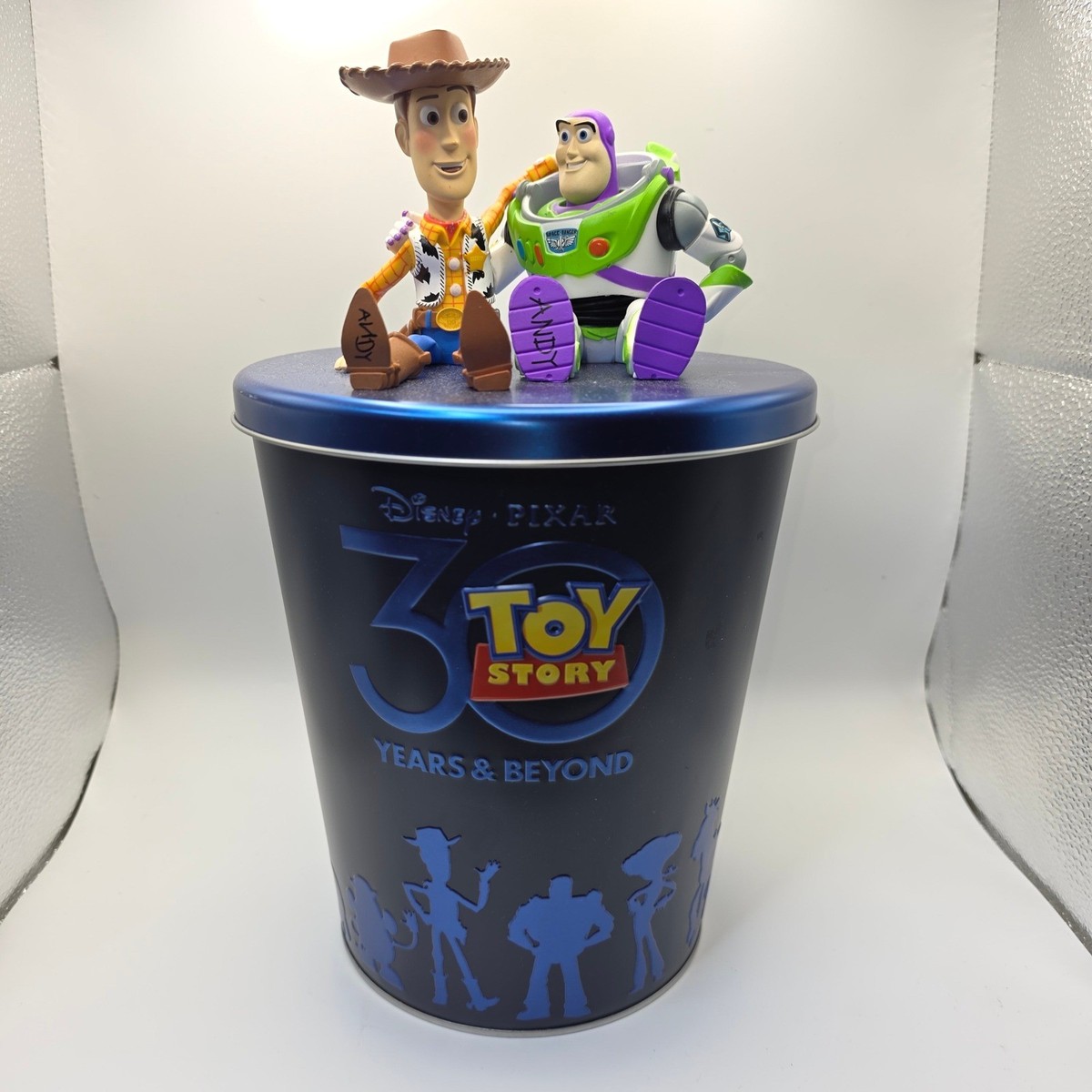 Disney Pixar Toy Story 30th Anniversary Popcorn Bucket Tin Woody