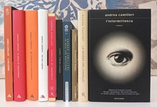 Lotto 10 libri Andrea Camilleri Montalbano Thriller Sicilia