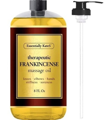 Essentially KateS Frankincense Massage Oil 8 Fl Oz 8 (Pack of 1) 