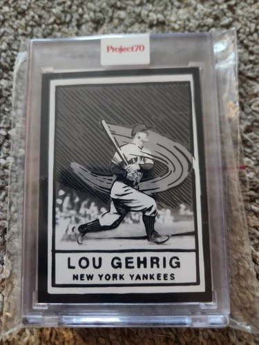 Topps Project 70 Card 250 Lou Gehrig by Joshua Vides New York Yankees PR 2,356