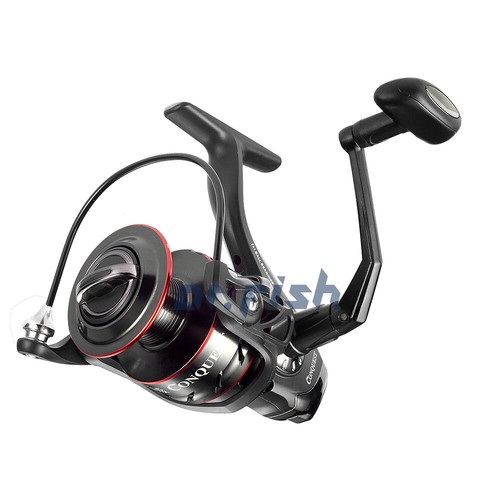 Carrete giratorio de pesca 7+1BB 5.1:1 carrete de aluminio ultraligero agua dulce suave - Imagen 10 de 14
