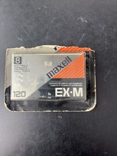 MAXWELL EX-M 120 8mm Camcorder BLANK TAPE Sealed NEW Video Cassette w/Case GX-MP