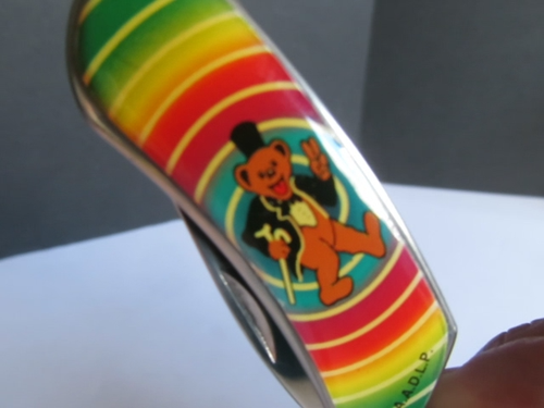 VINTAGE The Grateful Dead Dancing Bear *VIDEO* Pocket Knife RARE A.A.D.L.P.® - Video 1 of 1