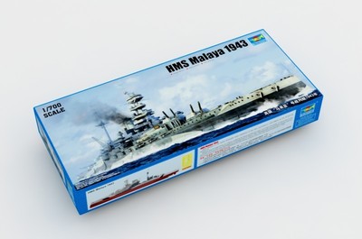Trumpeter 05799 1/700 HMS Malaya 1943