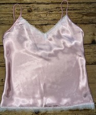 Nicole Miller Rose/ White Camisole Size S NWT