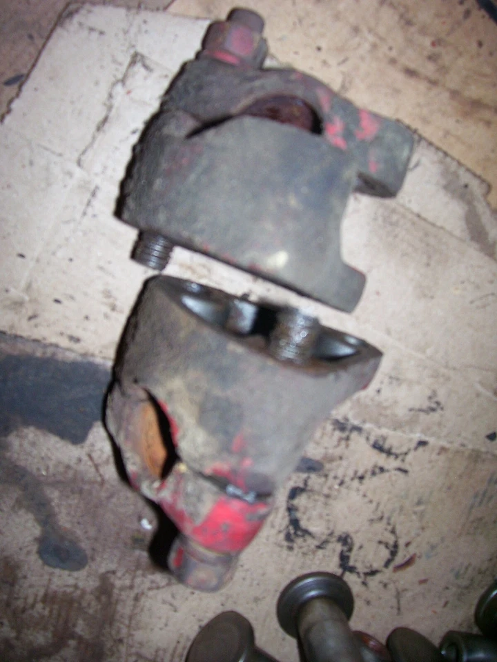 VINTAGE FORD 8 N TRACTOR - FRONT AXLE BRACE SOCKETS - Image 2 of 2