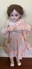 Antique Bisque Head Doll Kestner 167, Germany 24 In Summer Dress