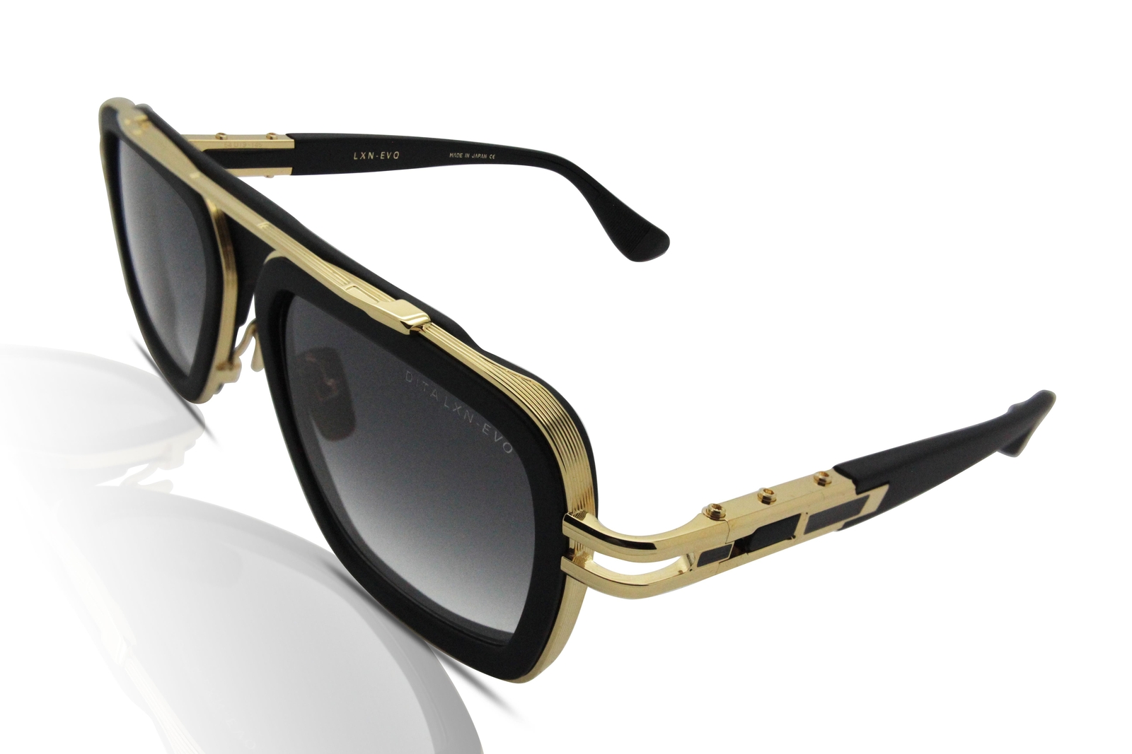 Dita Gafas de Sol LXN-EVO DTS403-A-01 Negro Mate / Oro Amarillo / Gris Degradado