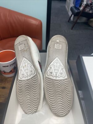 良品◎GUCCI エース キトゥン スニーカー 刺繍 子猫 子豚 白 24cm Gucci Women's Ace Embroidered Kitty- Pig Sneakers classic