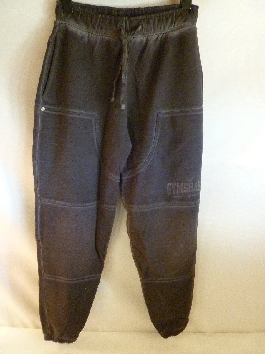 Gymshark Black Heavyweight Joggers Trackpants XL Oversized Fit