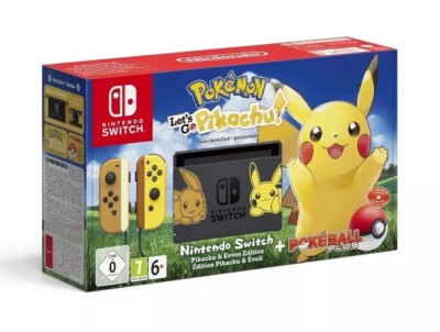Nintendo Switch Spielkonsole Pokemon: Let's Go Pikachu Edition - Ovp