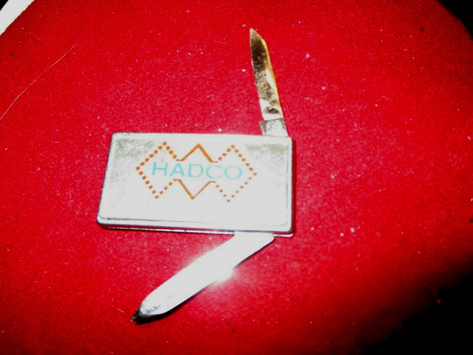 Advertising Money Clip, Pocket Knife & Nail File ~  Barlow B60 ~ HADCO-image