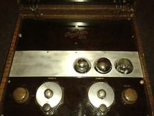 Antique Pantheon SG4 Portable tube radio set (1929)