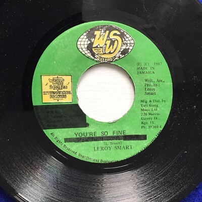 Reggae - Leroy Smart - You re So fine / Version - Vg+