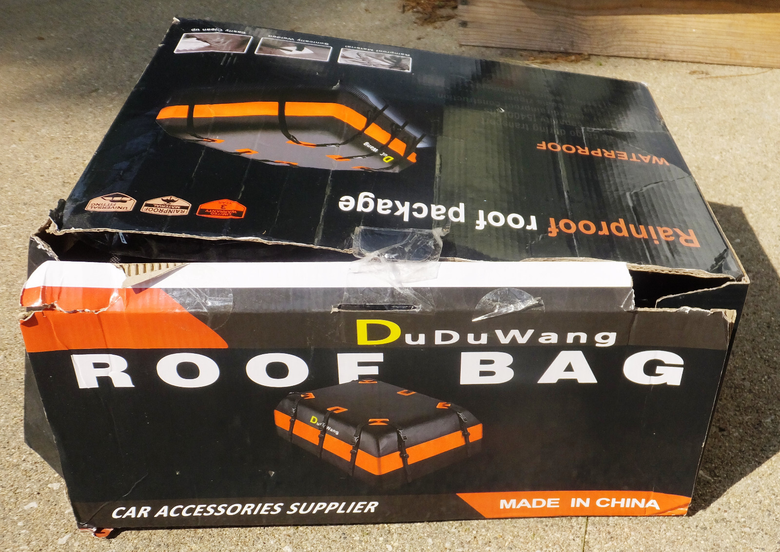 DuDuWang Rooftop Cargo Carrier Bag Waterproof 15 Cu Ft Free Shipping