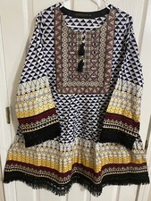 Pakistani Indian kurti, top, qameez, size M