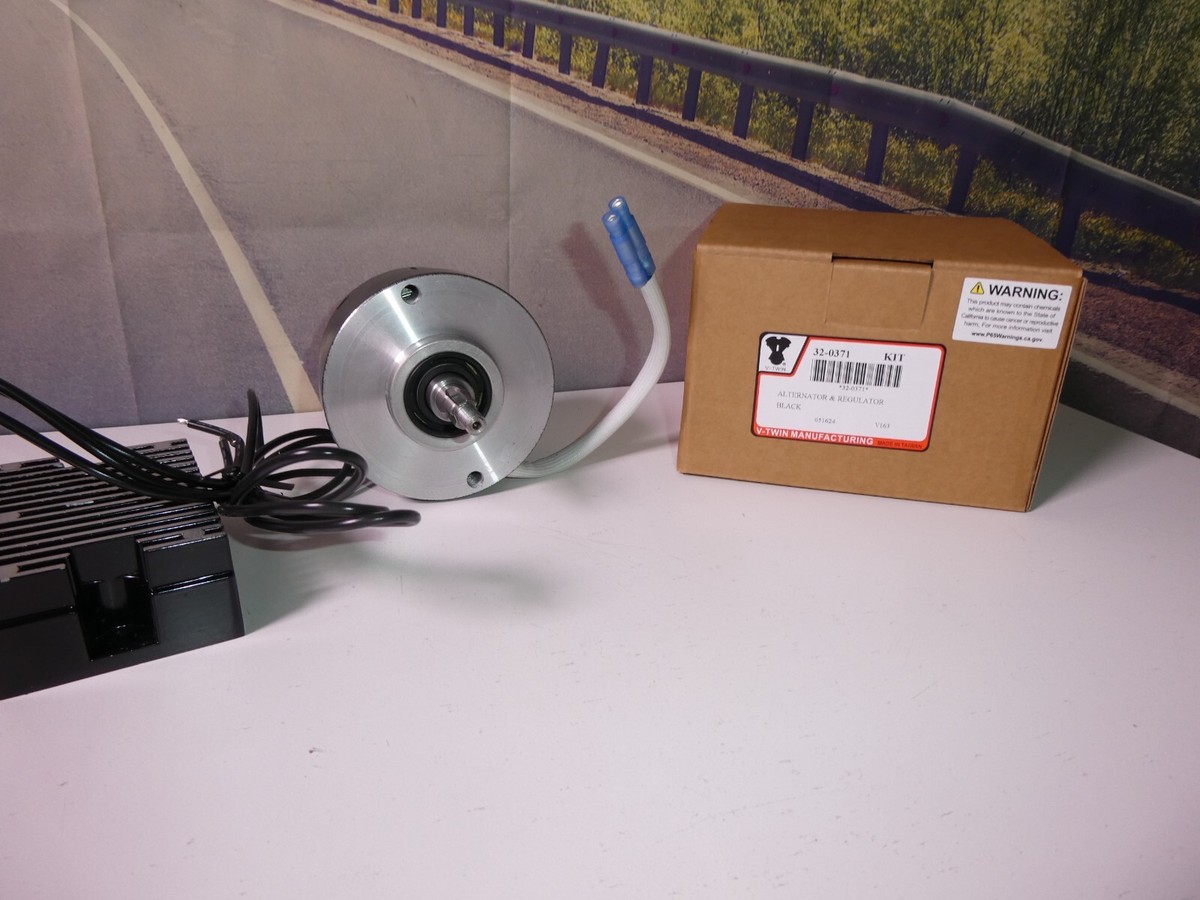 Black Generator Alternator 12 Volt 17 Amp Conversion Kit