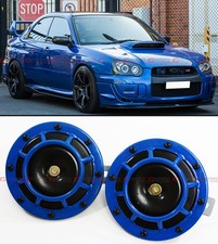 For Subaru Impreza Wrx Sti Gc8 Gdb Blue 12v Grill Mount Compact Super Loud Horn For Subaru Impreza Wrx Sti Gc8 Gdb Blue 12v Grill Mount Compact Super Loud Horn