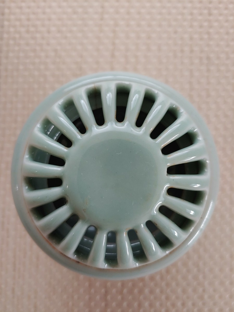 清代龙泉窑瓷香炉琴炉Antique Chinese Qing Longquan Celadon