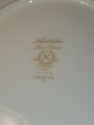 食器 Noritake Bone China 4504 ORANGERIE Vintage Noritake 4504 Orangerie Bread Plates | eBay
