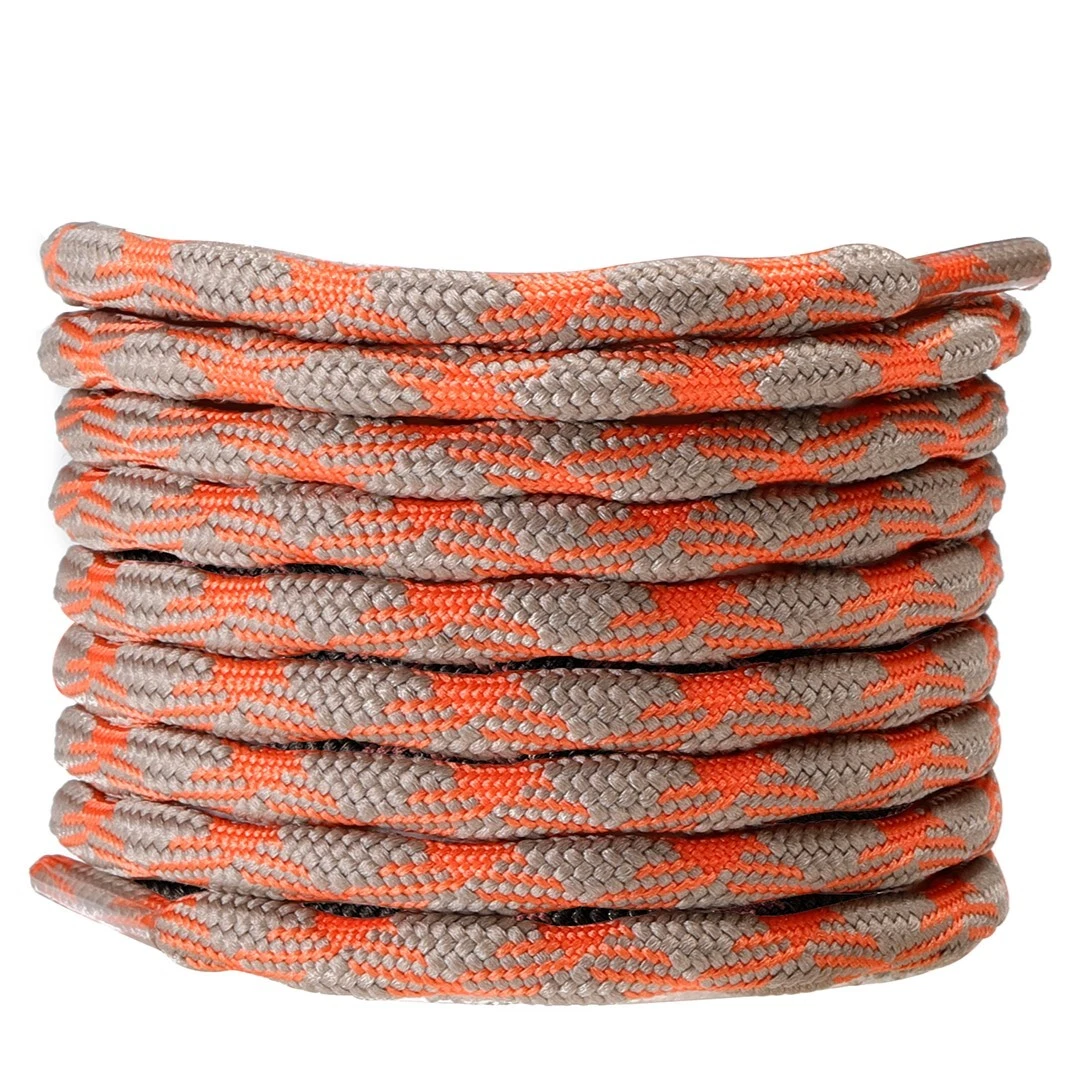 Orange hiking top boot laces