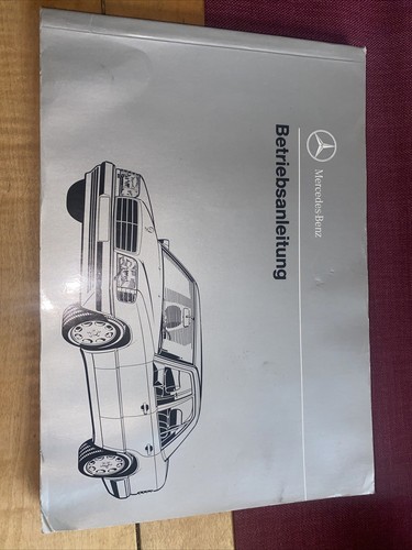 Carpeta de a bordo con manual de instrucciones Mercedes A124 W124 descapotable stand 1995 ¡Llena!! - Imagen 3 de 16
