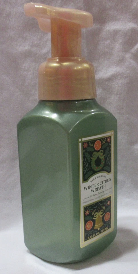 Bath & Body Works Gentle & Clean Hand Soap Set Lot 2 WINTER CITRUS WREATH - Image 3 of 4