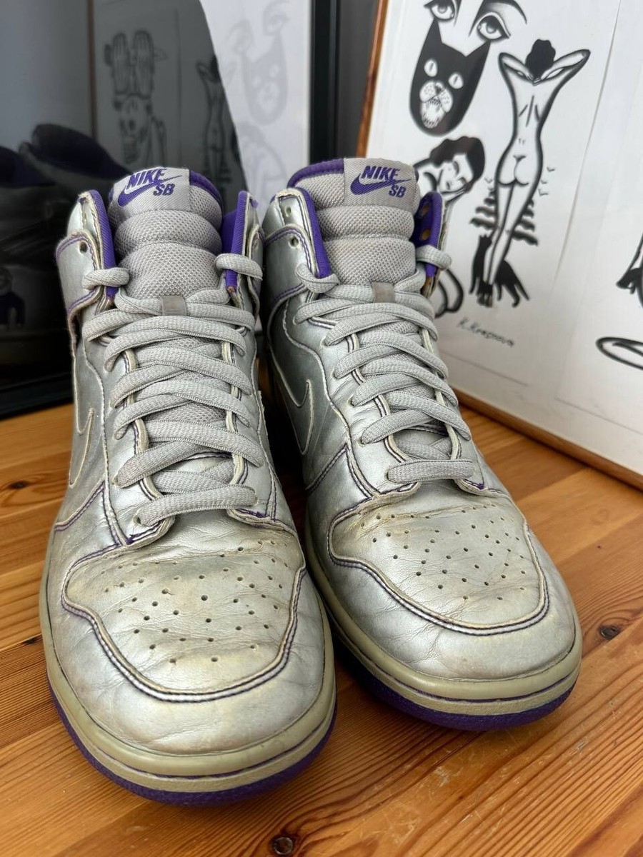 Rare Vintage Nike SB Dunk High Dinosaur Jr US 10 | eBay Rare Vintage Nike SB Dunk High Dinosaur Jr US 10 | eBay