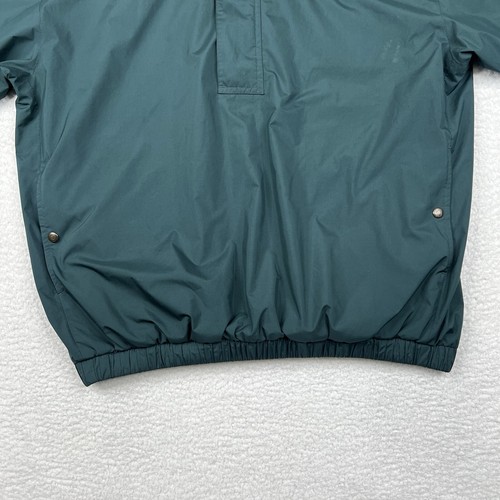 Footjoy Dryjoy Jacket Mens Large Green 1/4 Zip Windbreaker Lined Golf Active - Picture 5 of 17