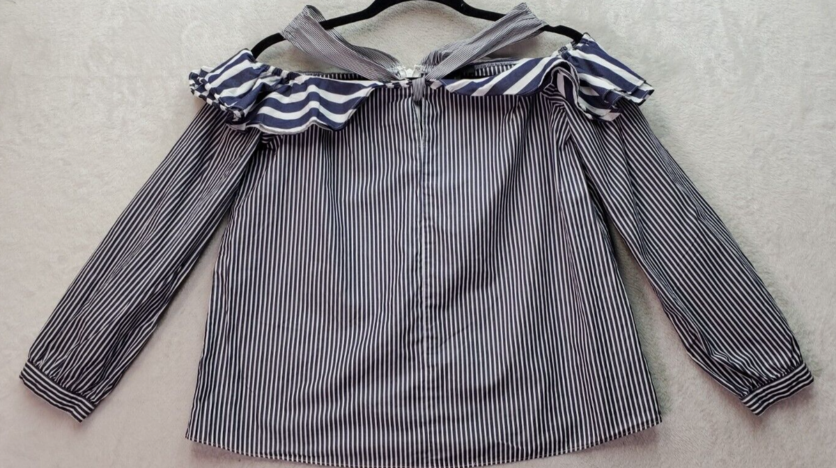 Blouse Femme J.Crew Taille 2 - Coton, Occasion Très Bon état, Lavable Machine, Coupe Regular