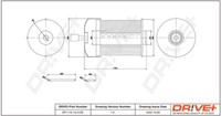 Dr!ve+ DP1110.13.0156 Kraftstofffilter Einsatz FüR Dacia MERCEDES-BENZ Nissan