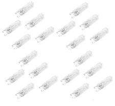 1, 2, 5, 10 & 20 Packs G9 Halogen Capsule Clear Light Bulb Lamps 240V 20W Watt