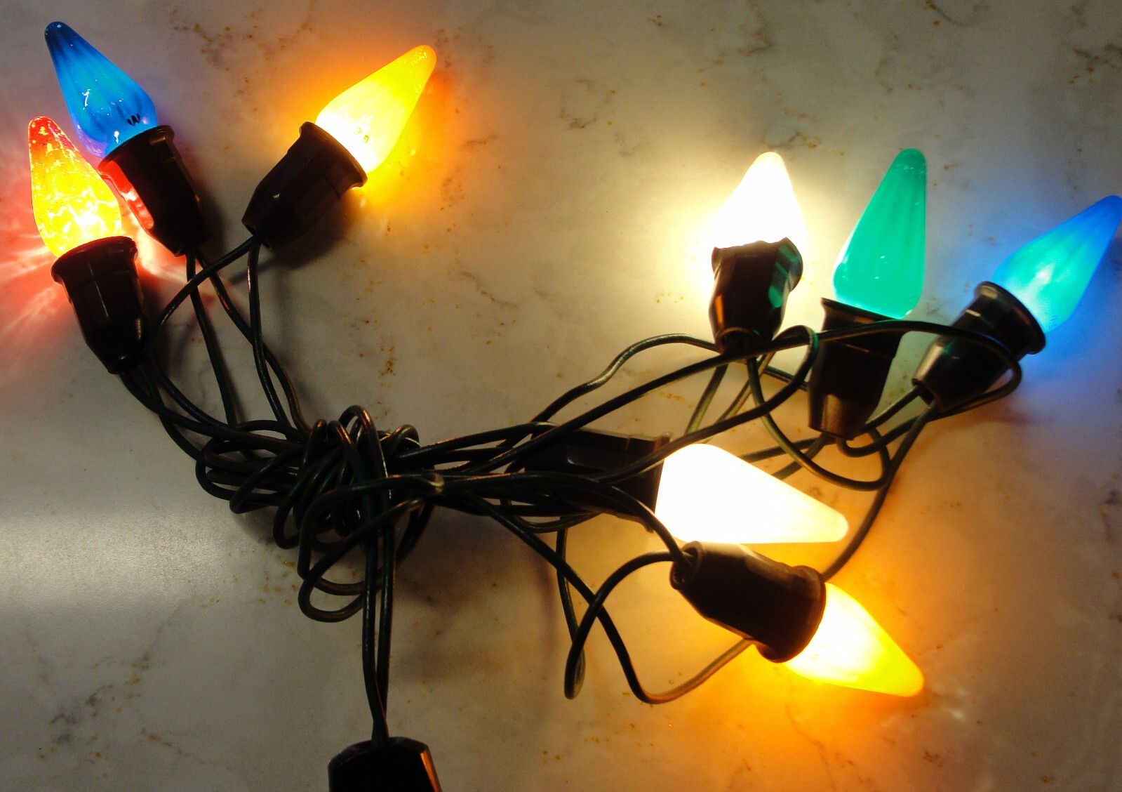 Vintage Strings of C6 Christmas Lights All Work Preowned eBay