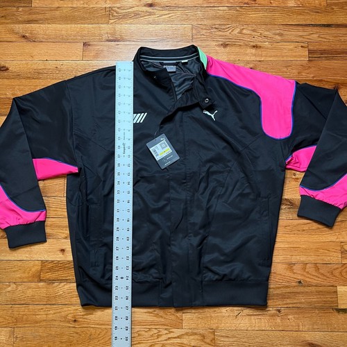 Giacca Puma uomo AMG tessuto full zip Mercedes x Puma nuova con etichetta $120 taglia M - retrò 538454 - Foto 11 di 12