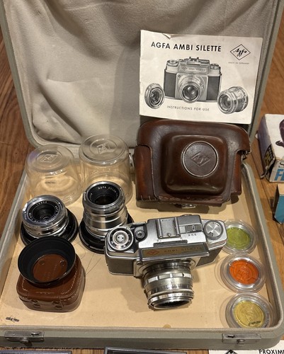 Agfa Ambi Silette analoge Sucherkamera 35 mm System Objektive Proximeter * GETESTET - Bild 2 von 24