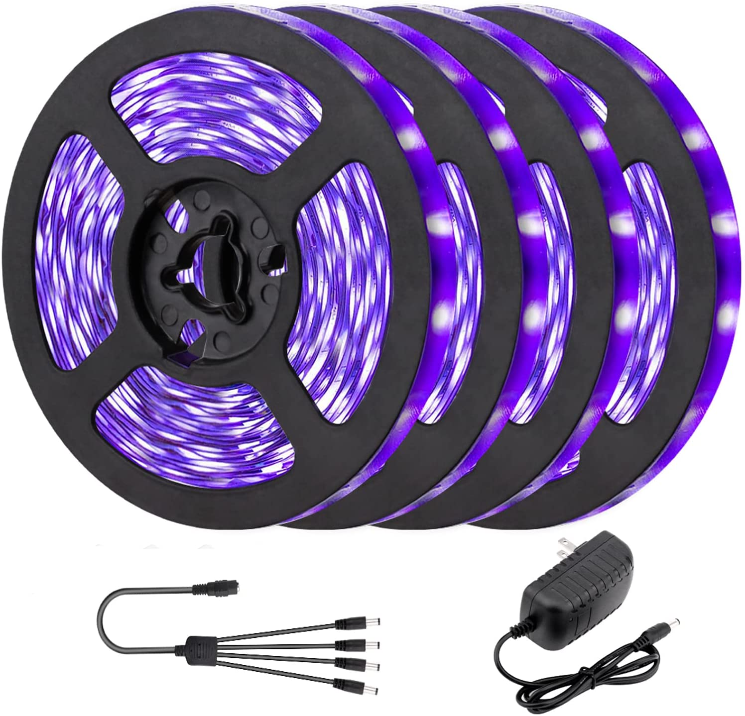 65.6Ft UV LED Strip Lights - Icreating UV Light Strip 395Nm to 405Nm LED  Blackli | eBay
