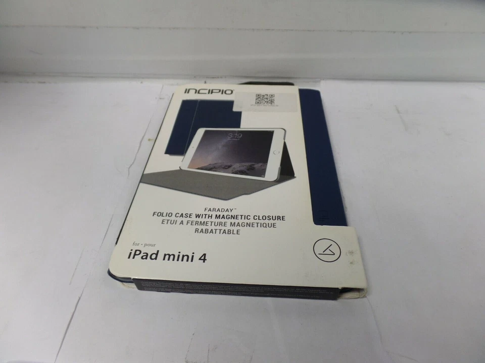 Incipio Faraday Leather Folio Impact Absorbing Hard Shell Case for iPad Mini 4 - Image 4 of 4