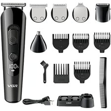 Beard Trimmer for Men Hair Clipper Grooming kit Nose Body Ear Facial Cutting USB