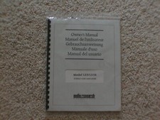 Manuale d'epoca originale Audio Research LS3/LS3B. Buone condizioni.