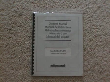 Vintage Original Audio Research LS3/LS3B Manual. Good Condition.