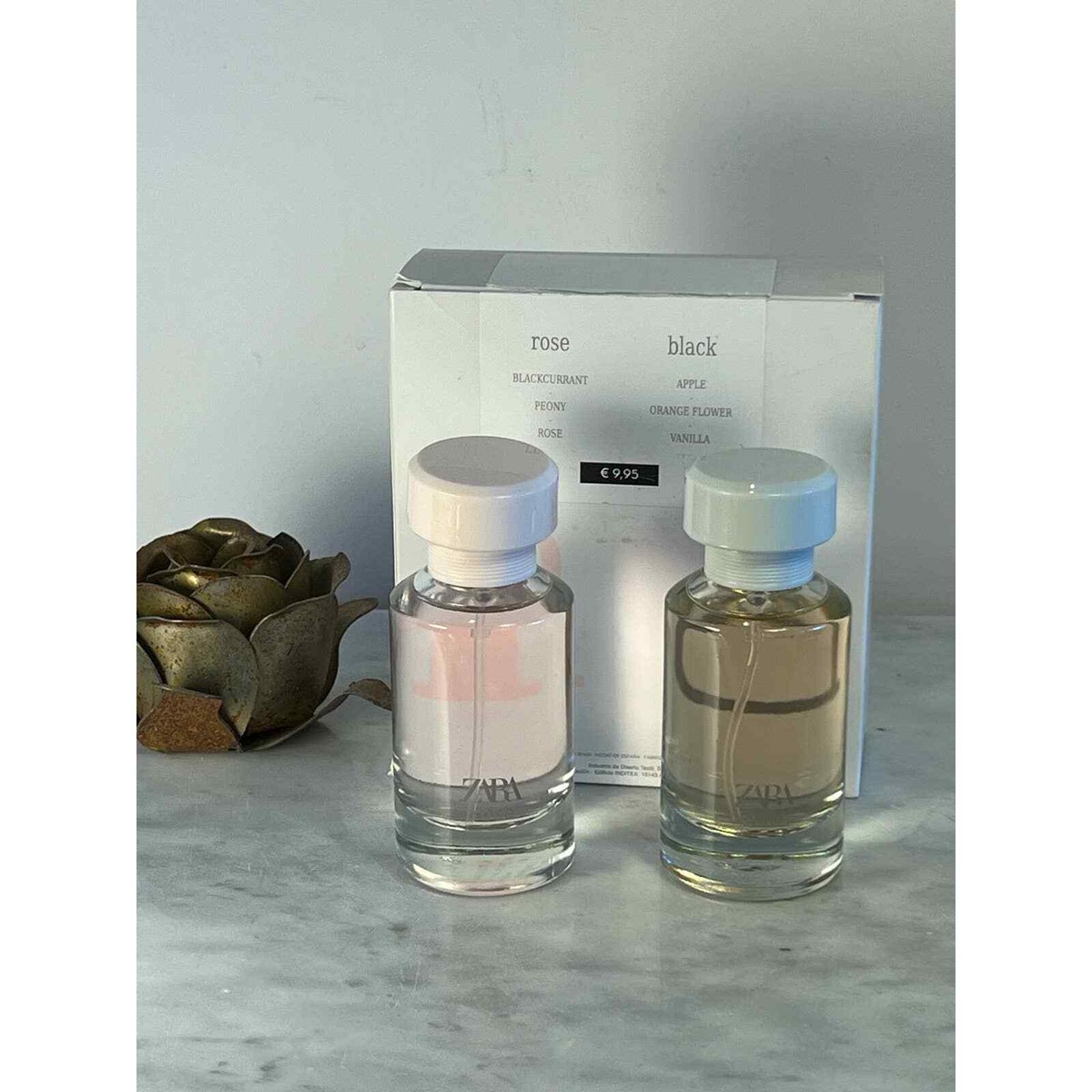 ZARA Rose and Black Duo Eau de Toilette Fragrance Set 1.69 oz Each